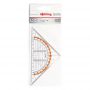 Ekierka rOtring Centro trójkąt geometryczny 14cm - 2